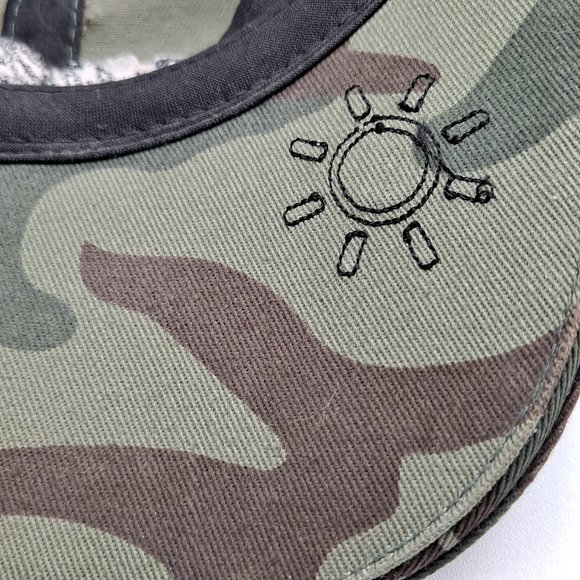 Eddie Bauer Camo Trucker Baseball Cap Adjustable Snap Back - Picture 5 of 7